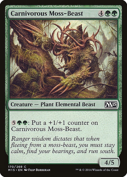 Carnivorous Moss-Beast (170) (Magic 2015 (M15)) (M15)
