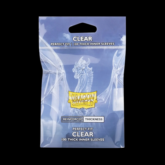 Dragon Shield Perfect Inner Sleeves Clear THICK PREMIUM 100x