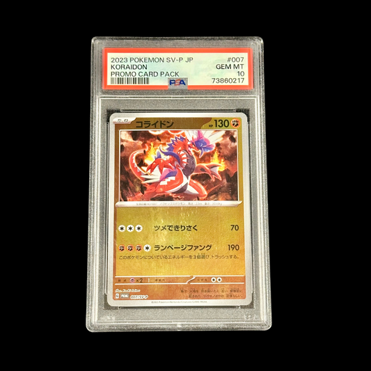 Pokemon JP Slab Koraidon Promo Card Pack PSA 10 Gem 2023