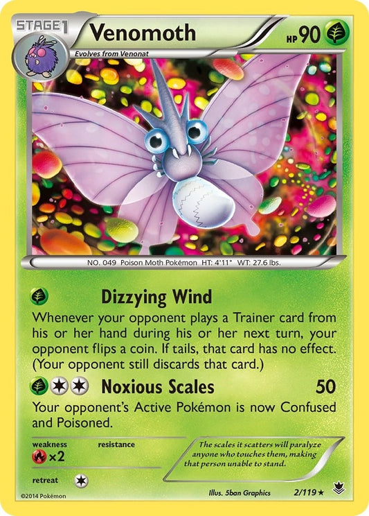 Venomoth (2/119) (PHF)