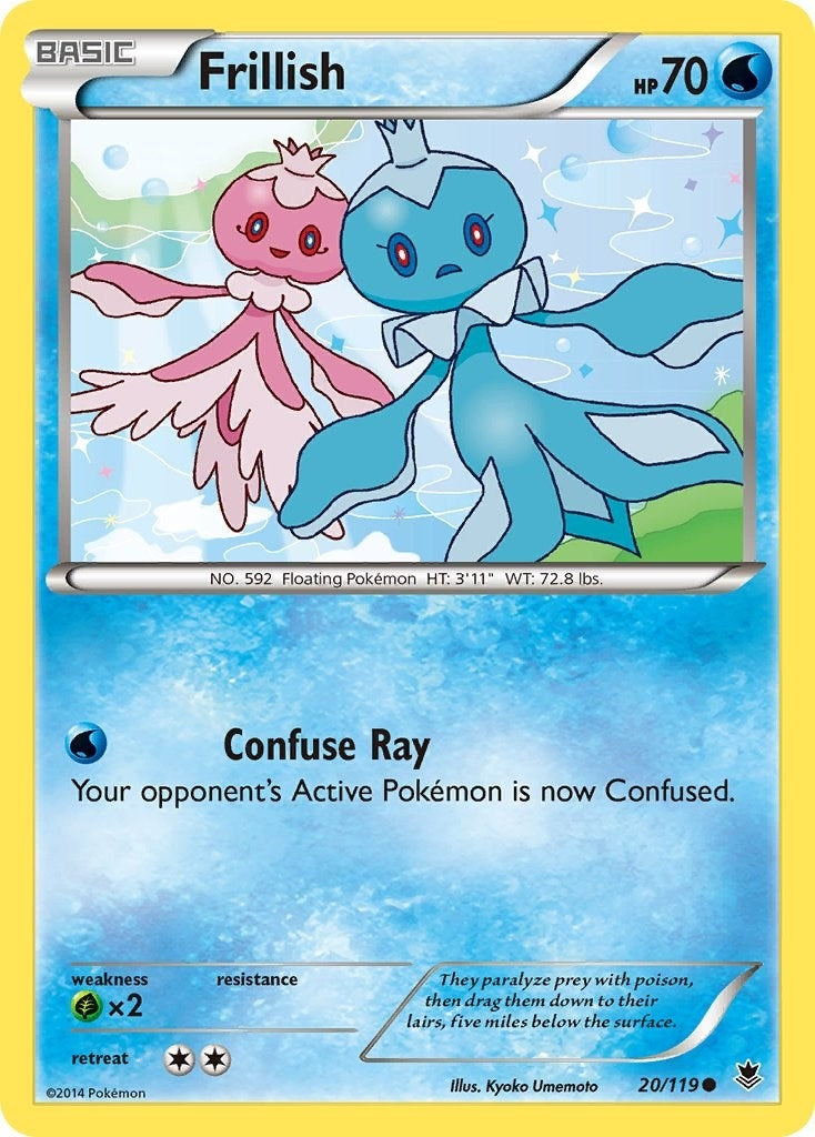 Frillish (20/119) (XY - Phantom Forces) (PHF)