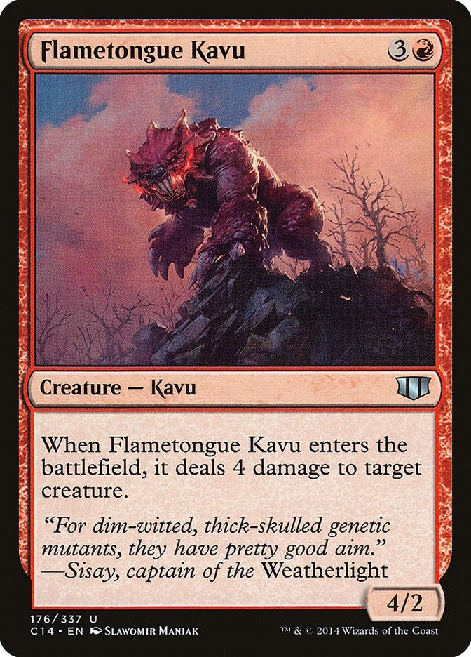 Flametongue Kavu (176) (C14)