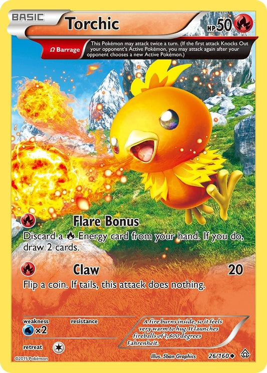Torchic (Omega) (26/160) (PRC)