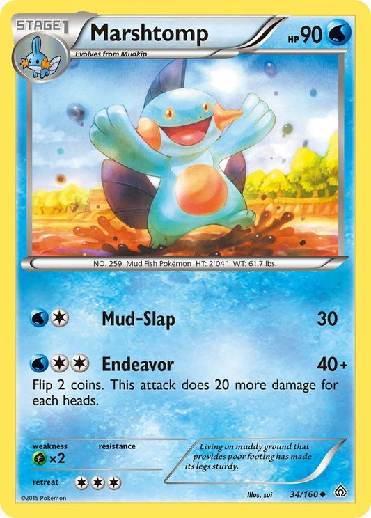 Marshtomp (34/160) (PRC)