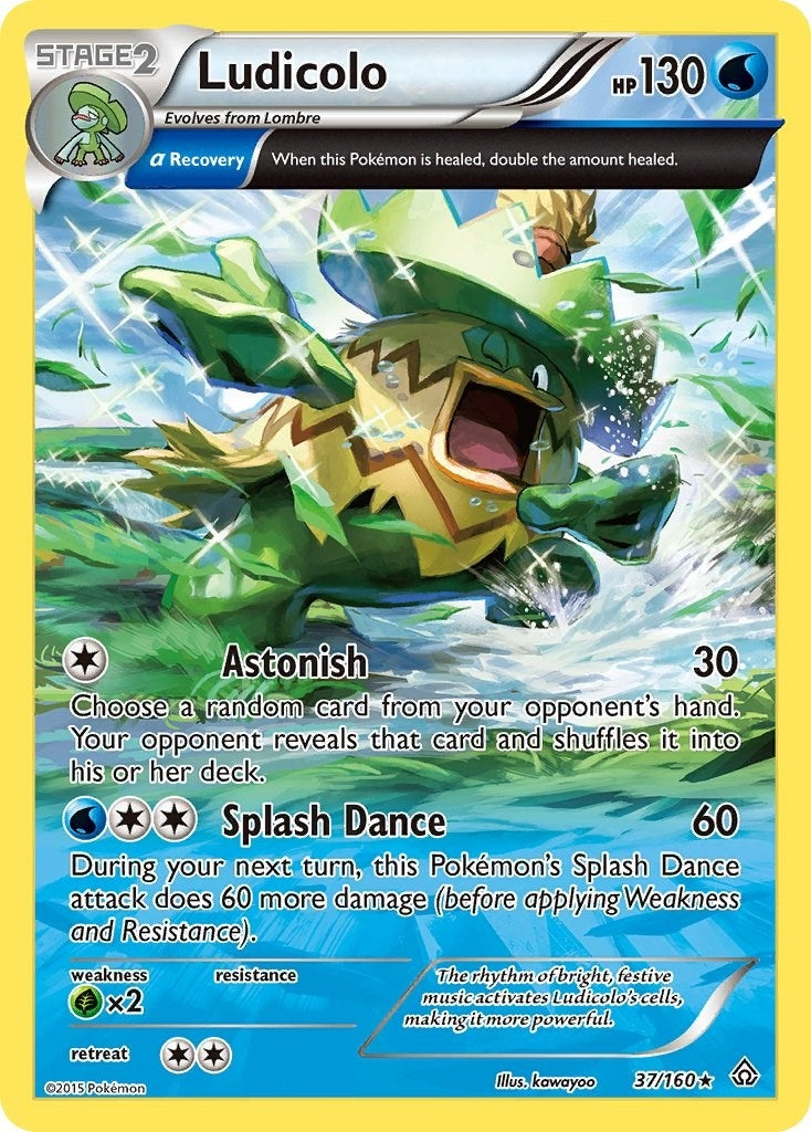Ludicolo (Alpha) (37/160) (PRC)
