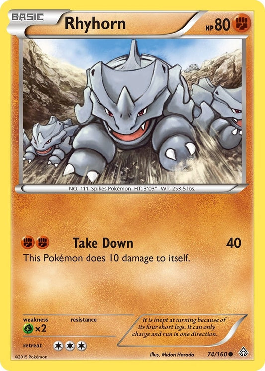 Rhyhorn (74/160) (PRC)