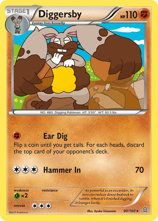 Diggersby (90/160) (XY - Primal Clash) (PRC)