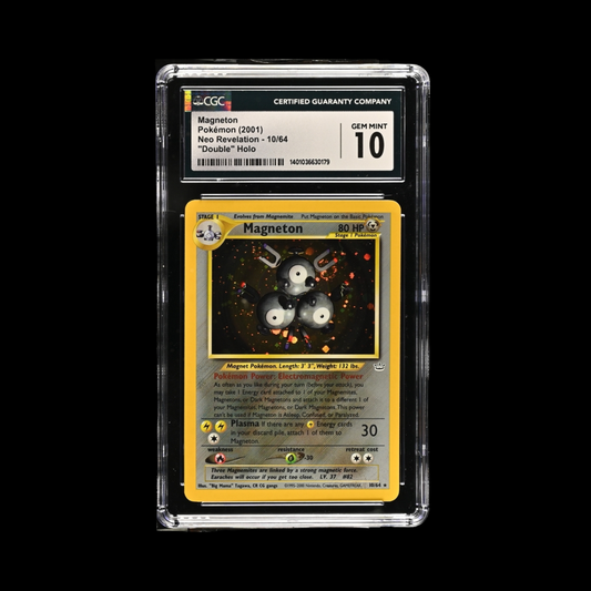 Pokemon Slab Magneton 10/64 Holo CGC 10 Gem 2001
