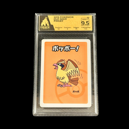 Pokemon JP Slab Old Maid Pidgey Fierce Grading 9.5 NM+ 2019