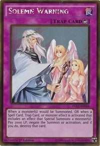 Solemn Warning (PGL2-EN068) (PGL2)