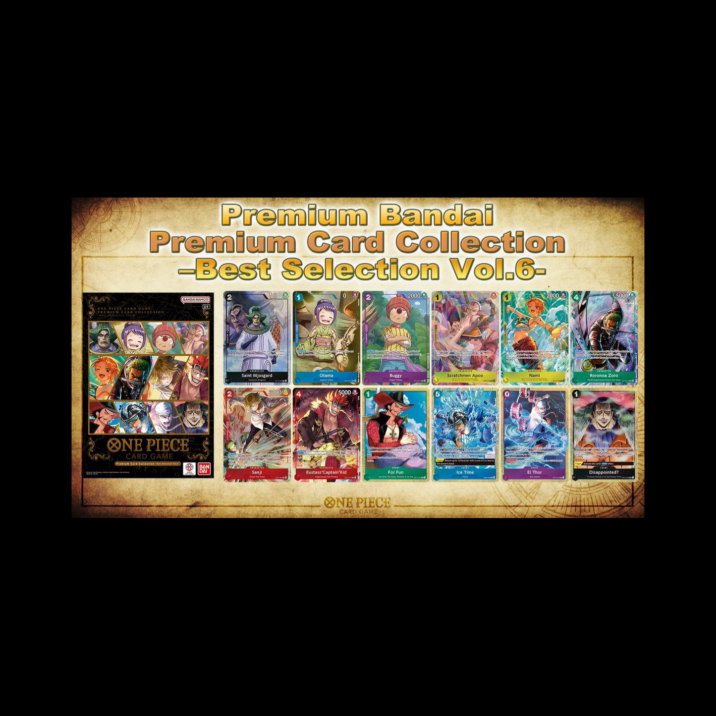 One Piece Premium Card Collection Best Selection Volume 6