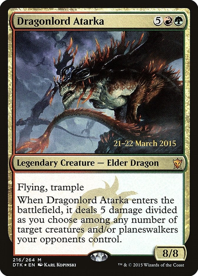 Dragonlord Atarka (216) (PRE)