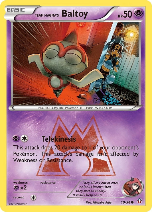 Team Magma's Baltoy (10/34) (DCR)