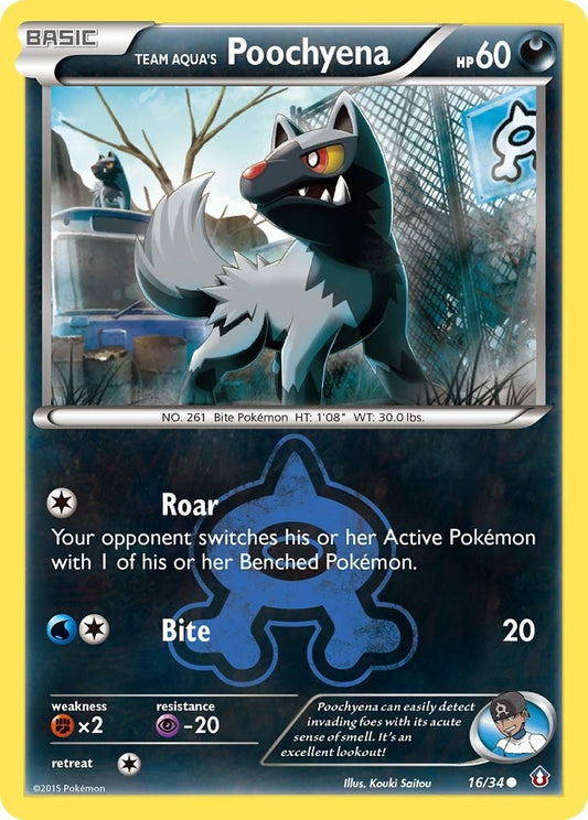 Team Aqua's Poochyena (16/34) (DCR)
