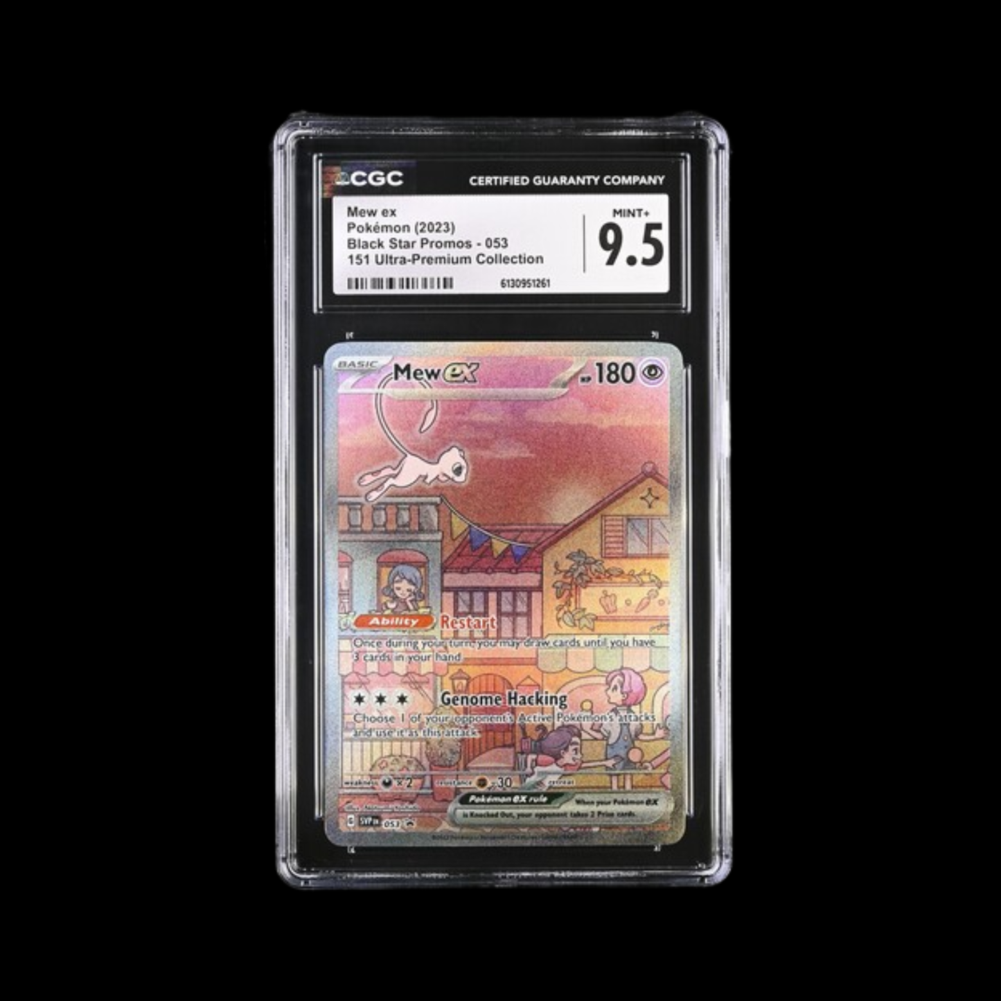 Pokemon Slab Mew 053 CGC 9.5 Mint+ 2023