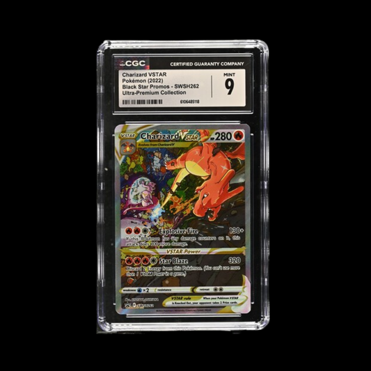 Pokemon Slab Charizard Vstar 262 2022 CGC 9 Mint