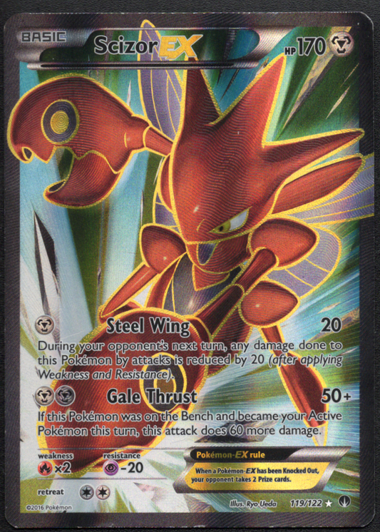 Scizor EX (Full Art) (119/122) (BKP)
