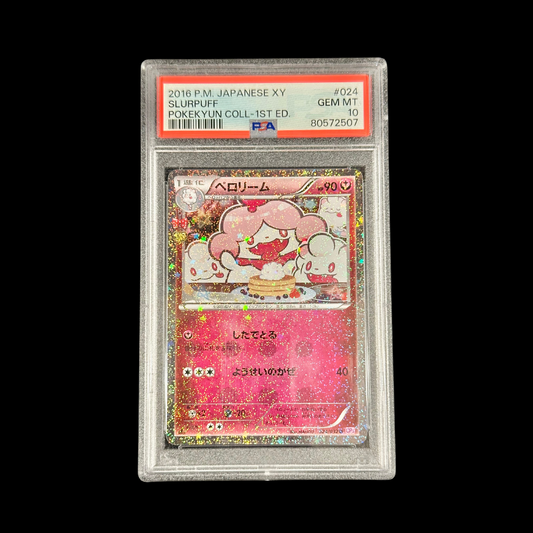 Pokemon JP Slab Slurpuff Pokekyun Collection 1st Ed 24 PSA 10 2016