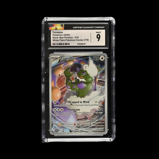 Pokemon Slab Tornadus 210 Pokemon Center CGC Mint 9 2025