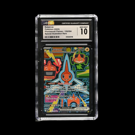 Pokemon Slab Rotom Ex 126 CGC 10 Gem 2025