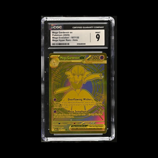 Pokemon Slab Mega Gardervoir EX 187 CGC 9 Mint 2025