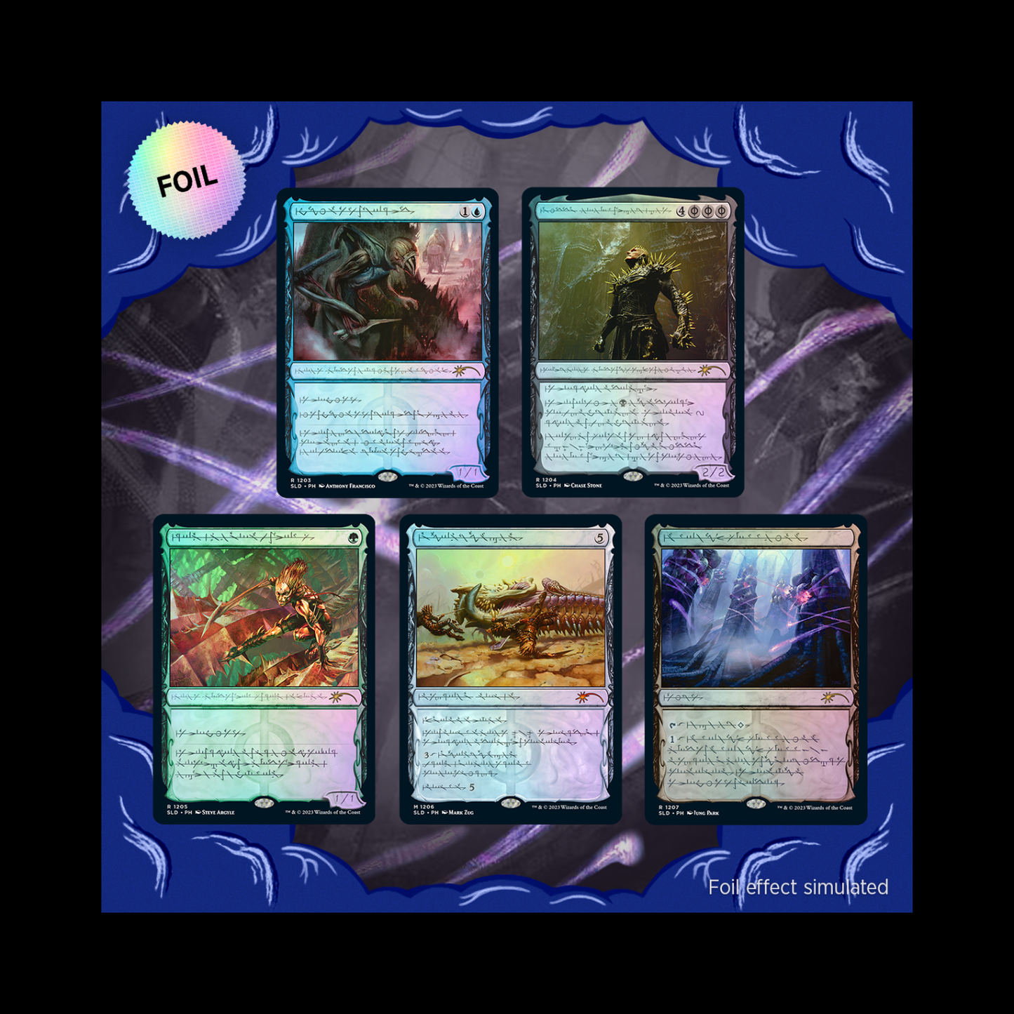 MTG Magic The Gathering Secret Lair Phyrexian Faves Foil Edition Sealed