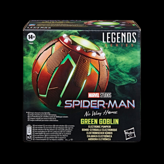 Marvel Legends Series Green Goblin Prop Roleplay Electronic Pumpkin