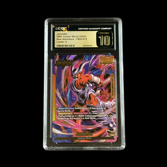 Dragon Ball Super Fusion World Slab Janemba FB05-072 CGC Pristine 10 2025