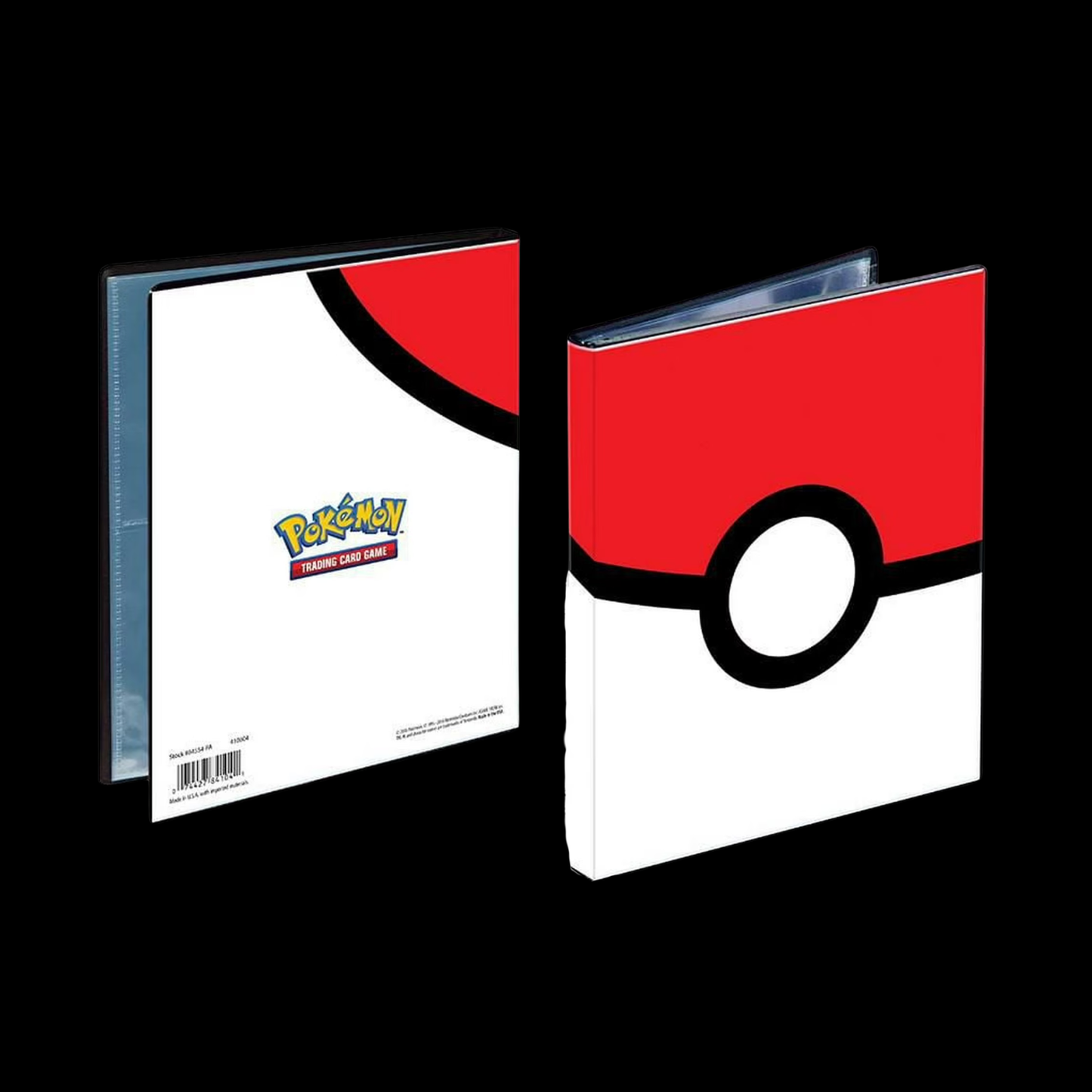 Ultra Pro Binder Pokemon Pokeball 4 Pocket 80x Cards