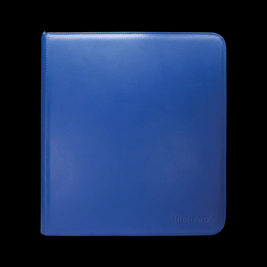 Ultra Pro Vivid Zippered Binder Blue 12 Pocket 480x Cards