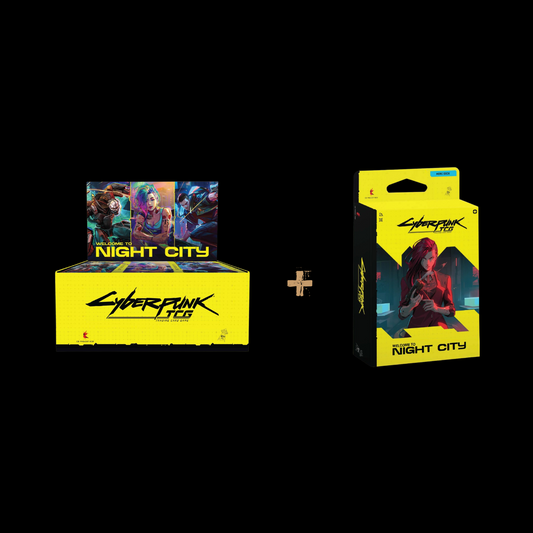 Cyberpunk Welcome To Night City Retail Booster Box + Starter Deck  Combo (Ships Oct 2026)