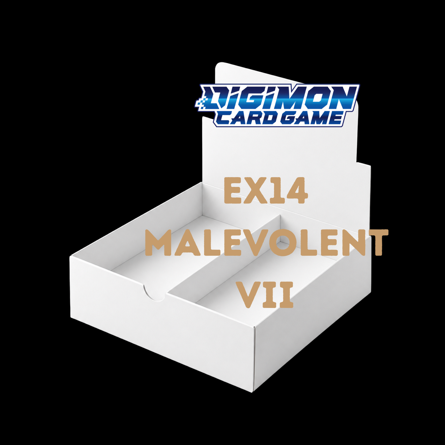 Digimon EX14 Malevolent VII Extra Booster Box (Ships January 2027)