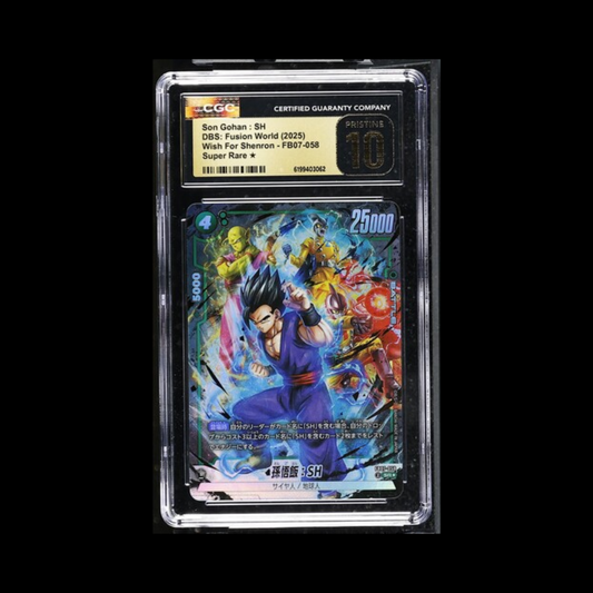 Dragon Ball Super Fusion World Slab JP Son Gohan FB07-058 CGC Pristine 10 2025