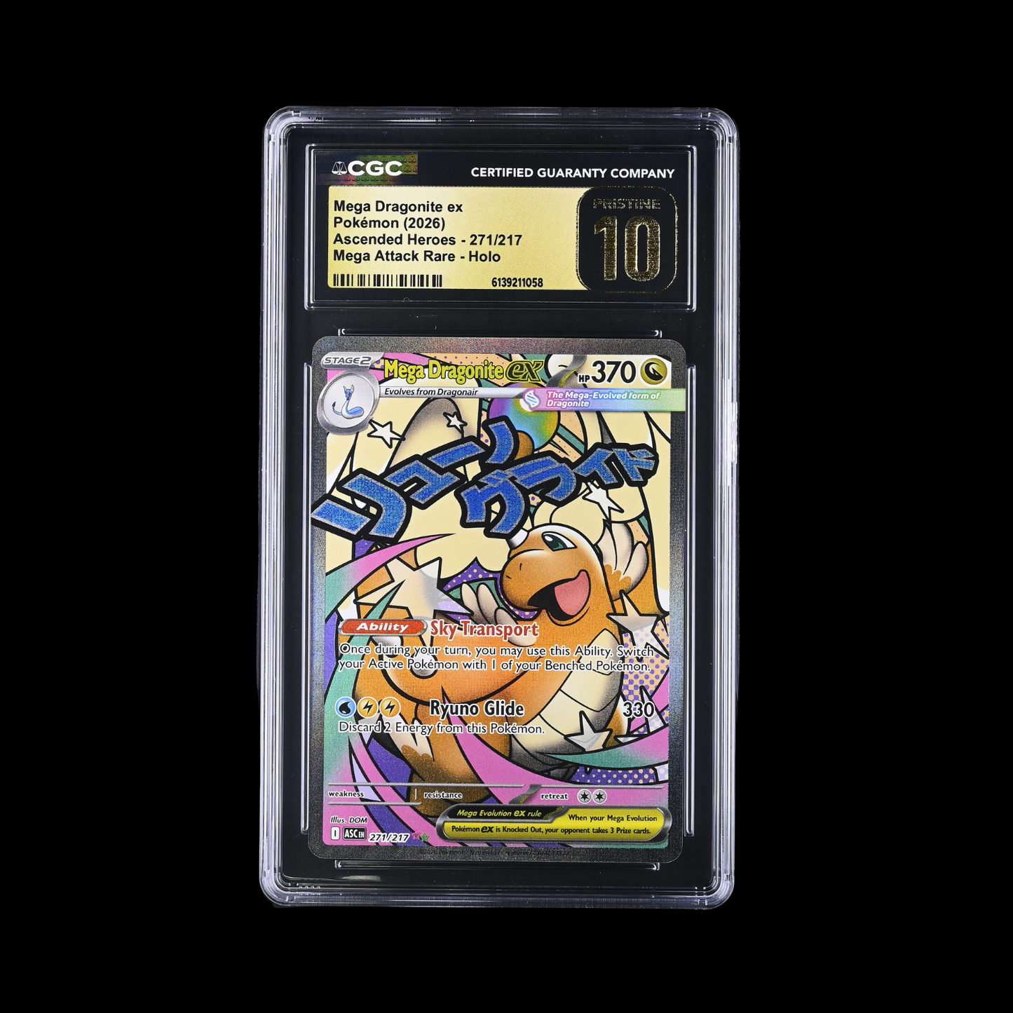 Pokemon Slab Mega Dragonite EX 271 CGC Pristine 10 2026