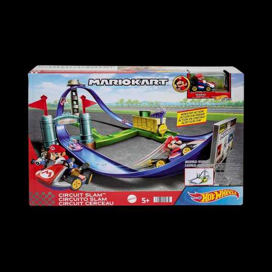 Hot Wheels Mario Kart Mario Circuit Lite Track Set
