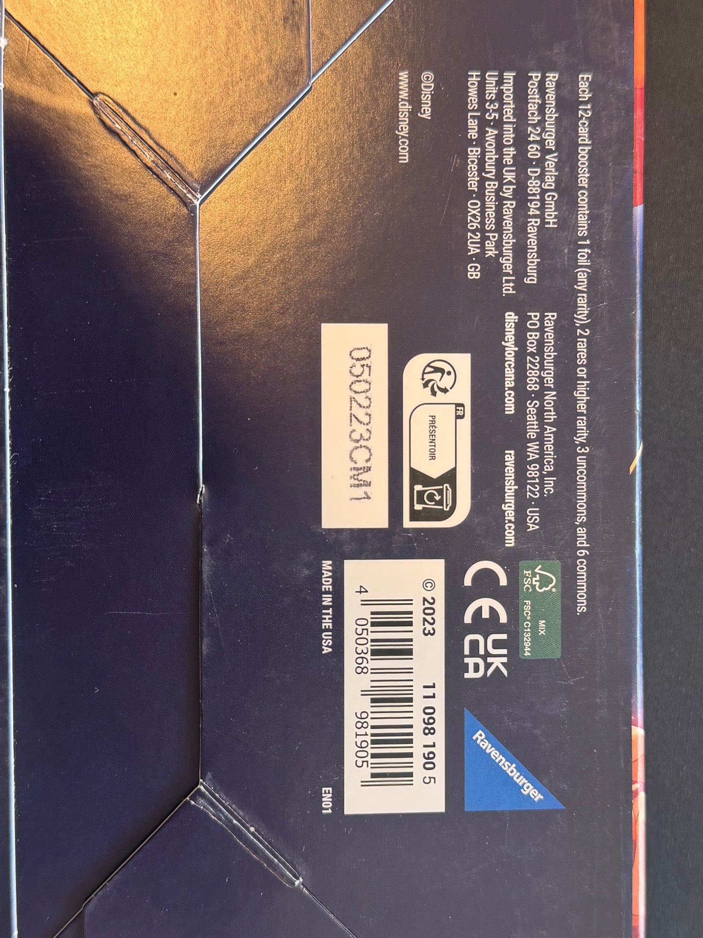 Disney Lorcana First Chapter ***First Wave*** Booster Box 2023