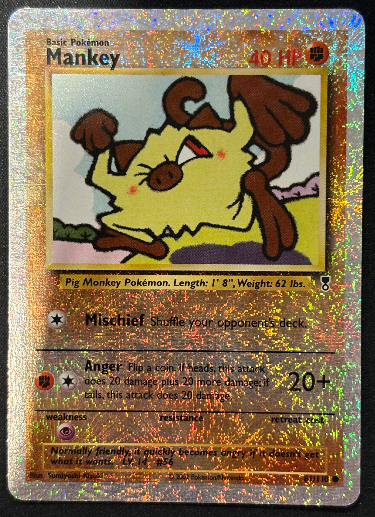 Mankey LP/DMG (081/110) (LC)