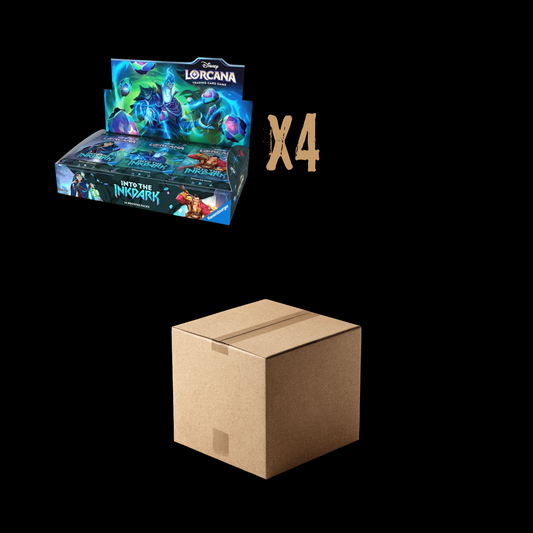 Disney Lorcana Into the Inkdark x4 Booster Box Sealed Case (Ships Jan-Feb 2027)