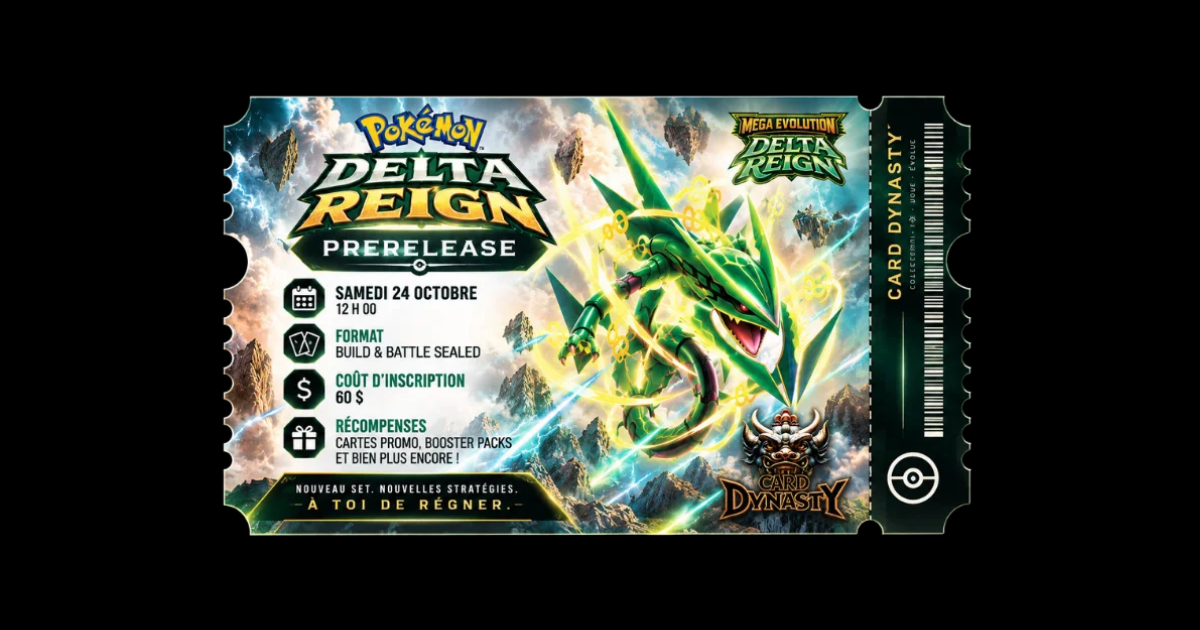POKEMON Delta Reign Prelease Ticket - IN PERSON