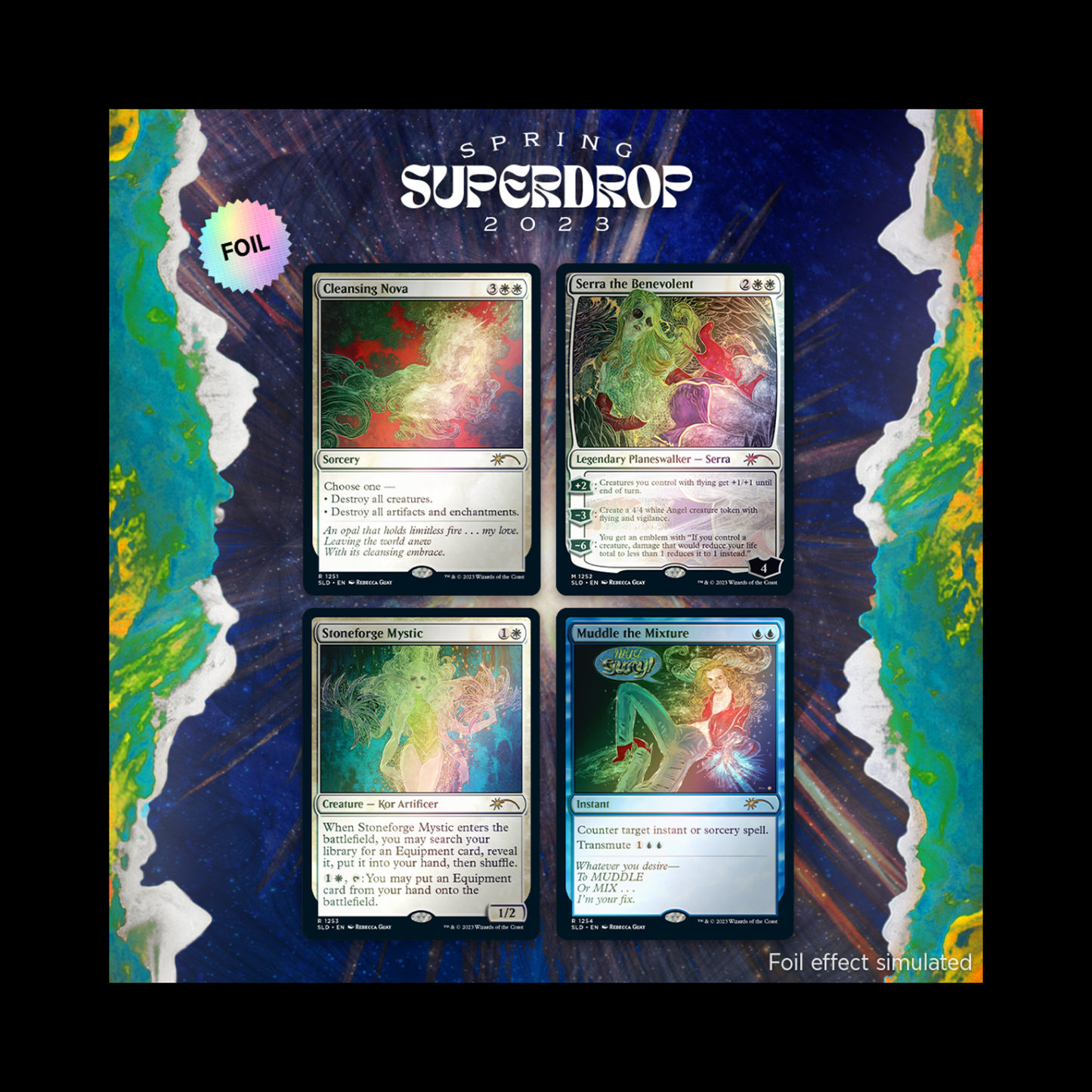 MTG Magic The Gathering Secret Lair Rebecca Guay Foil Edition Sealed