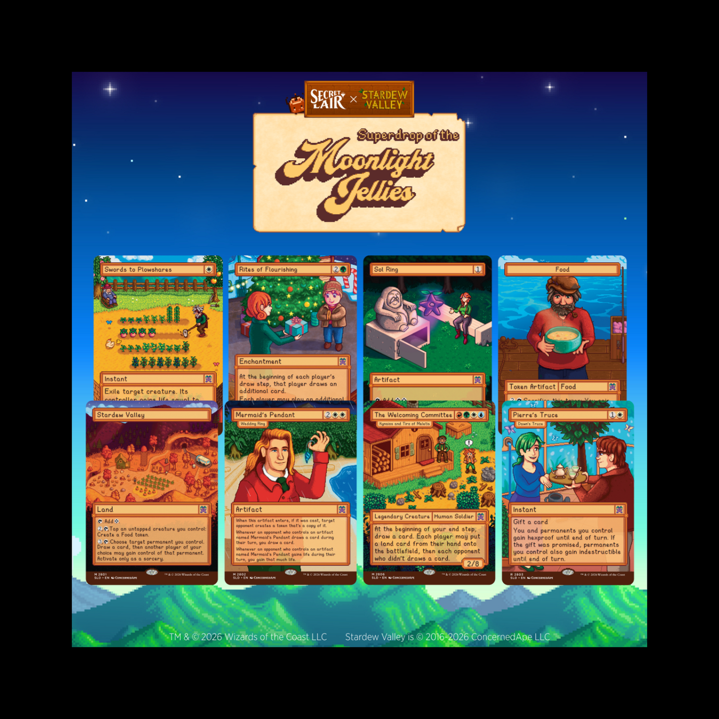 MTG Magic The Gathering Secret Lair x Welcome to Stardew Valley Sealed (Ships August 2026)