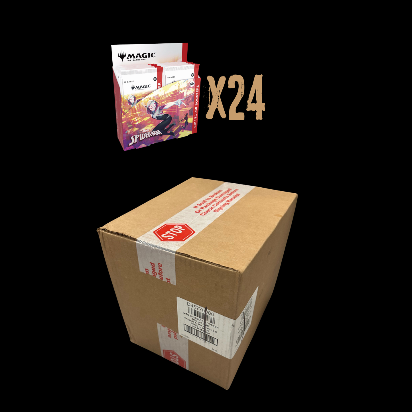 MTG Magic The Gathering Spider-Man 24x Collector Booster Box Sealed MASTER Case