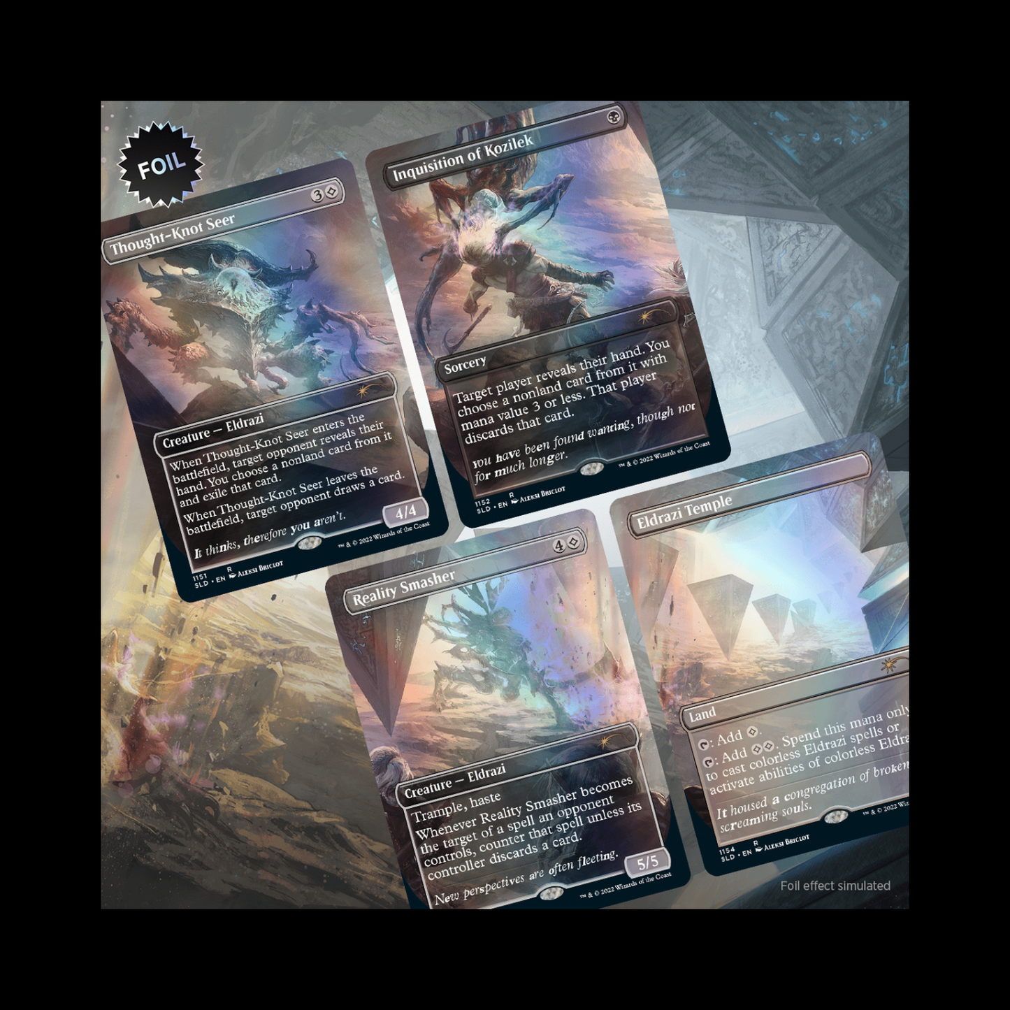 MTG Magic The Gathering Secret Lair Aleksi Briclot Foil Edition Sealed