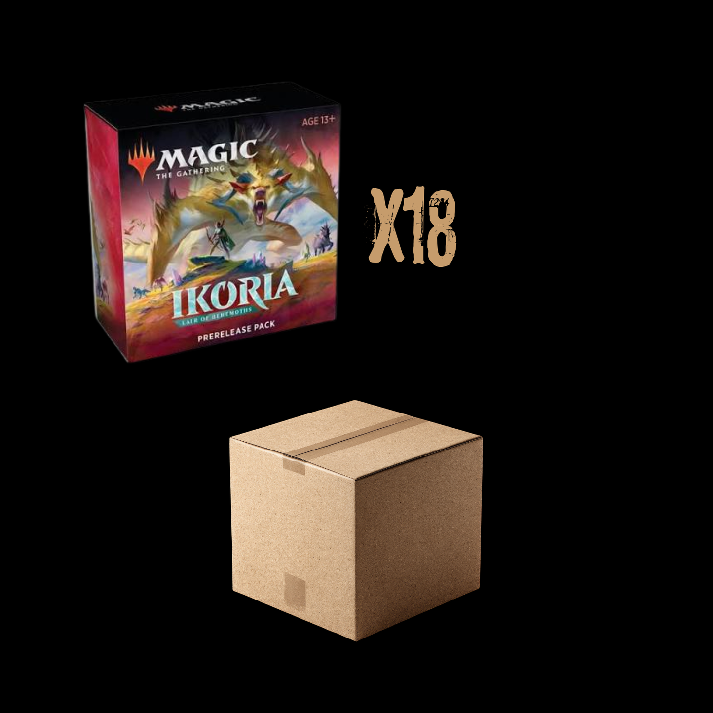 MTG Magic The Gathering Ikoria Lair Of Behemoths x15 Prerelease Packs Sealed Case