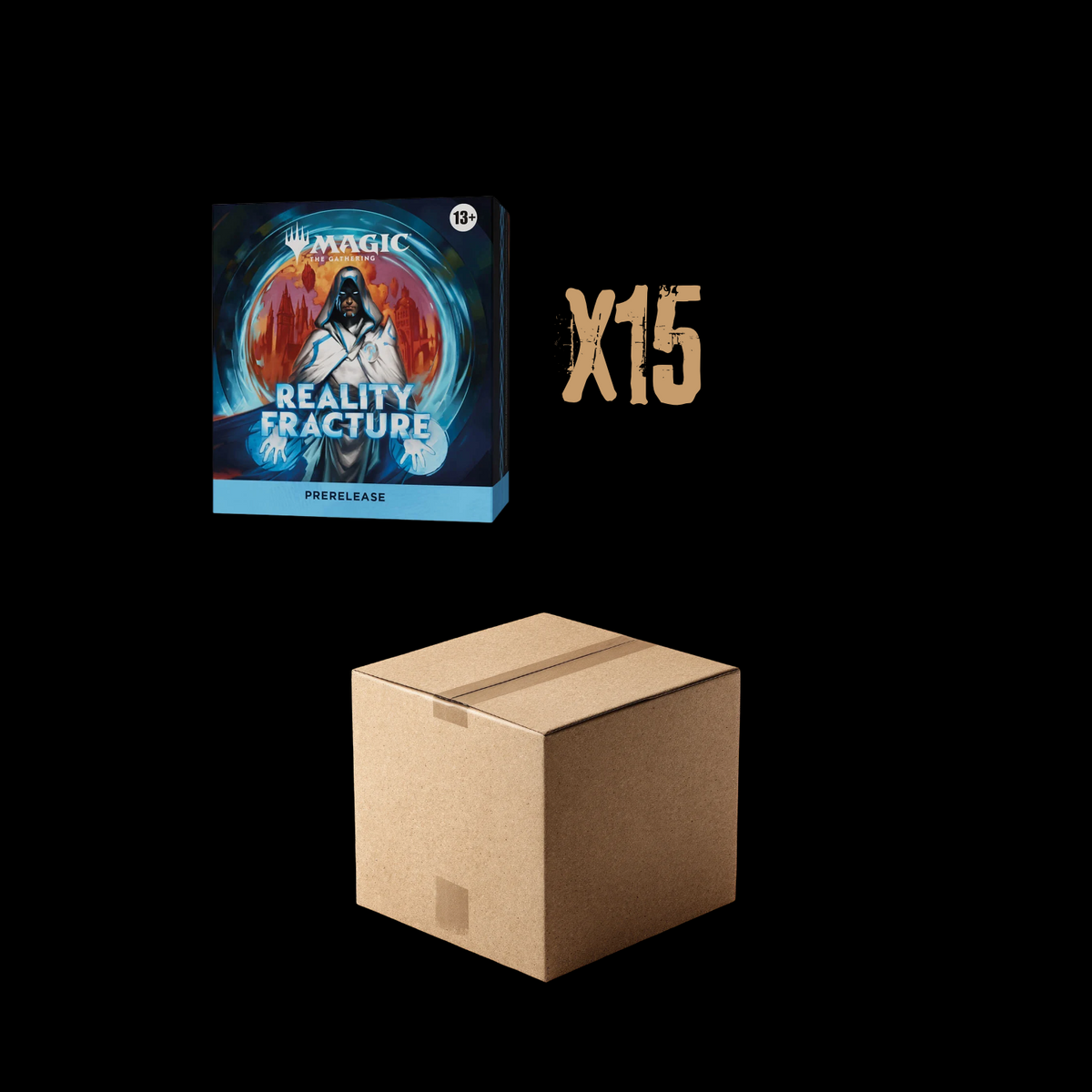 MTG Magic The Gathering Reality Fracture x15 Prerelease Packs Sealed Case