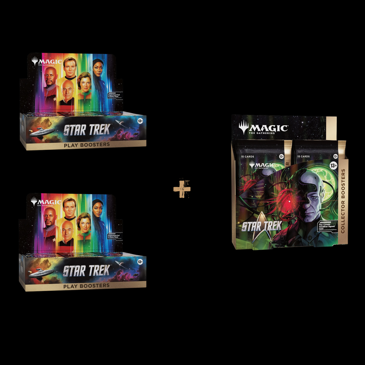 MTG Magic The Gathering Star Trek 2x Play Booster Box + Collector Booster Box Combo (Ships November 2026)