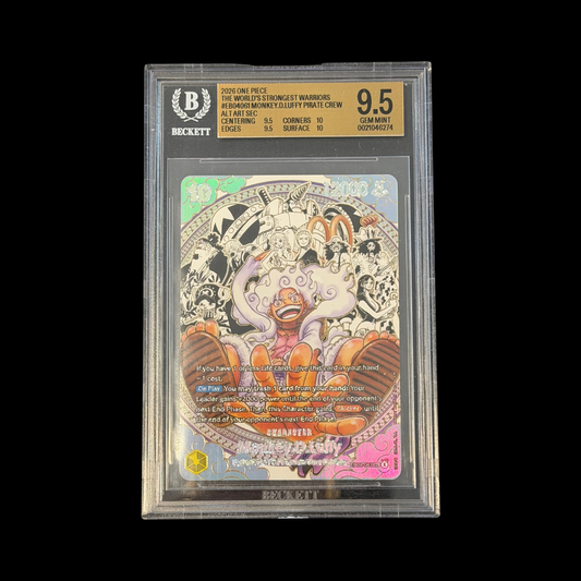 One Piece Slab Monkey.D.Luffy EB04-061 Manga BGS 9.5 Mint+ 2026
