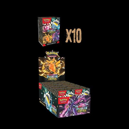 Pokemon Scarlet & Violet Paldean Fates Booster Bundle Sealed Case X10