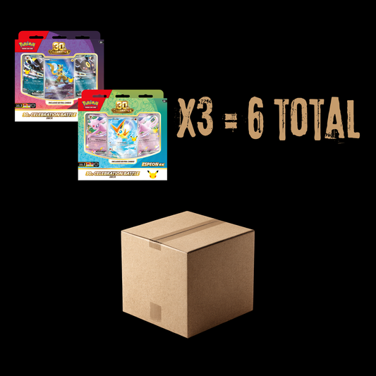 Pokemon 30th Celebration 6x Battle Decks Sealed Case (Ships October 2026)
