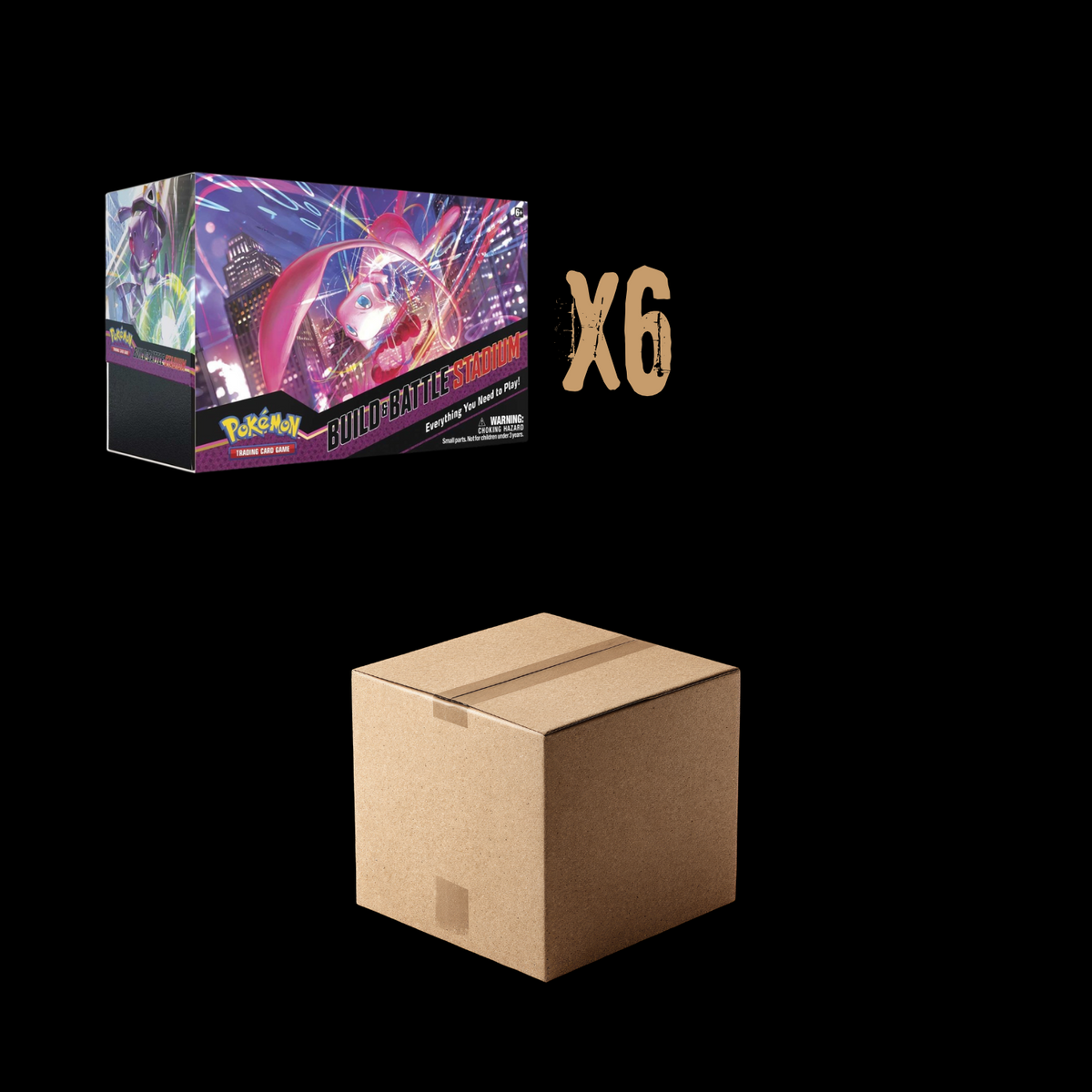 Pokemon Sword & Shield Fusion Strike 6x Build & Battle Stadium Sealed Case